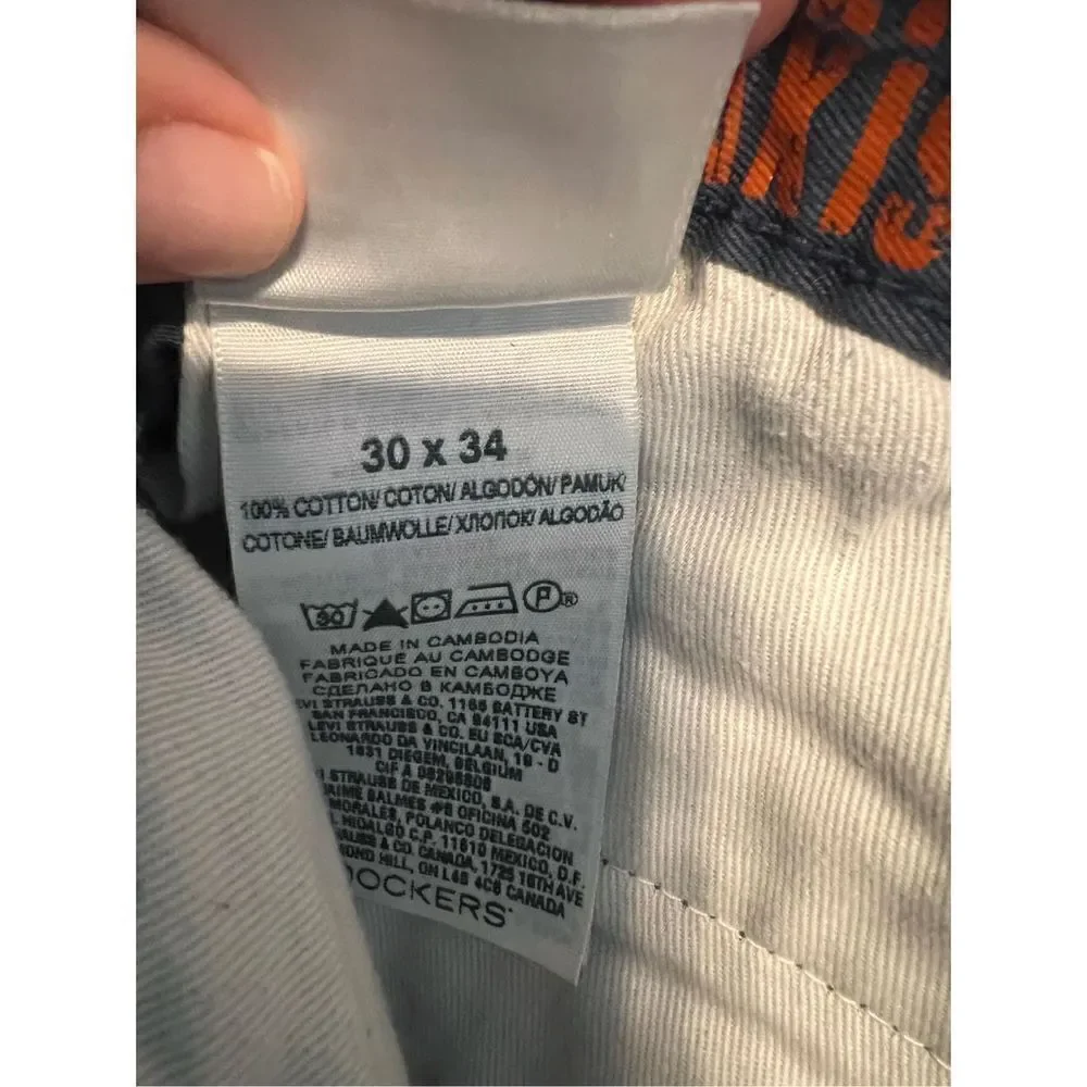 Dockers Mens Navy Pants Size 30/34